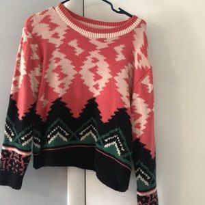 Anthropologie aldomartins sweater small petite